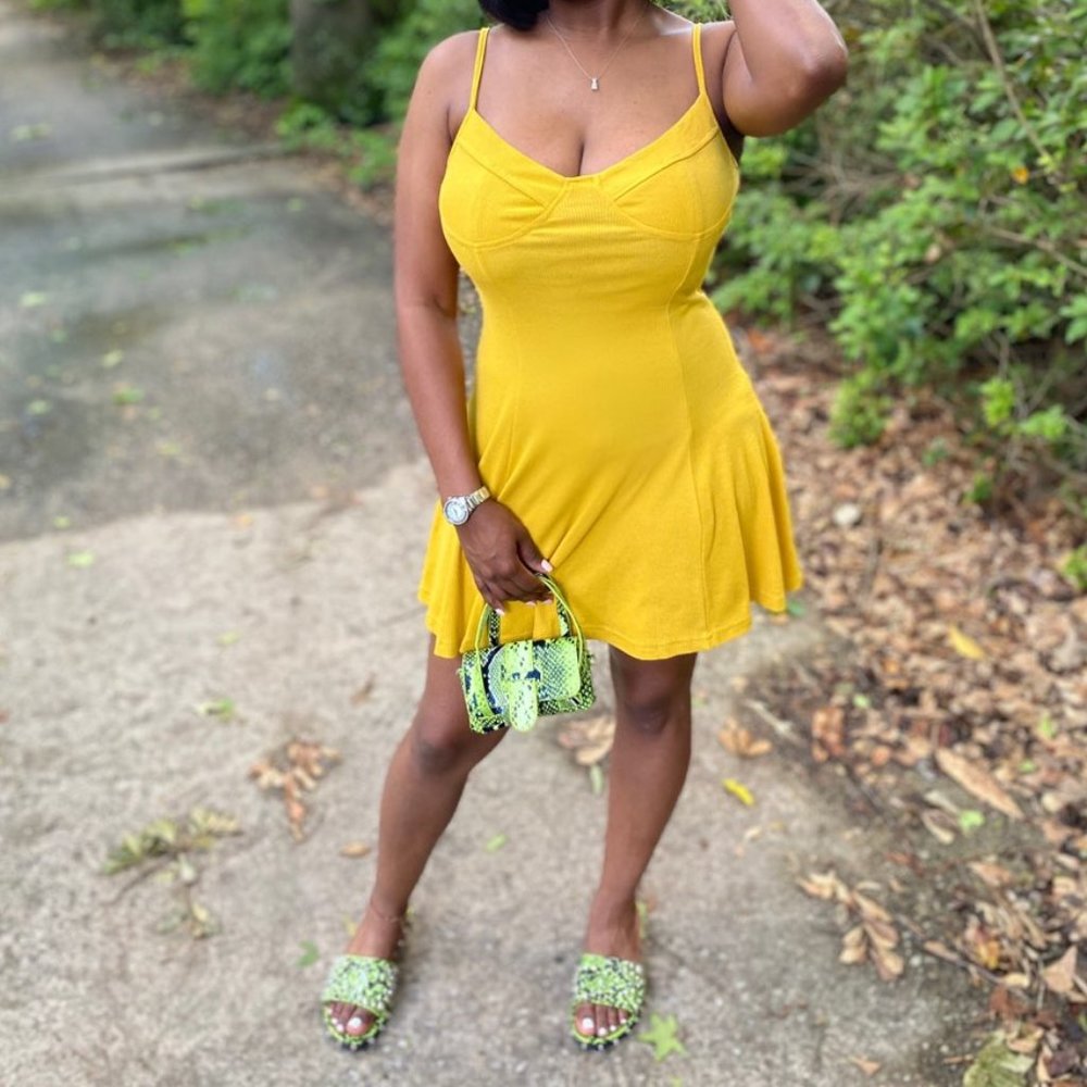 Canary Yellow Summer Dress